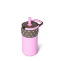 12oz Kid's Leap Straw Tumbler in Mocha Dot