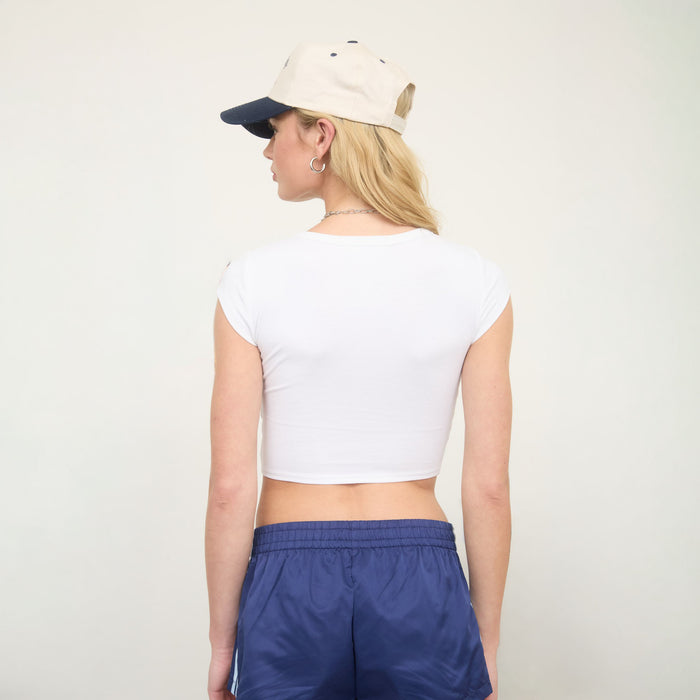 Americana Cropped Short Sleeve T-Shirt