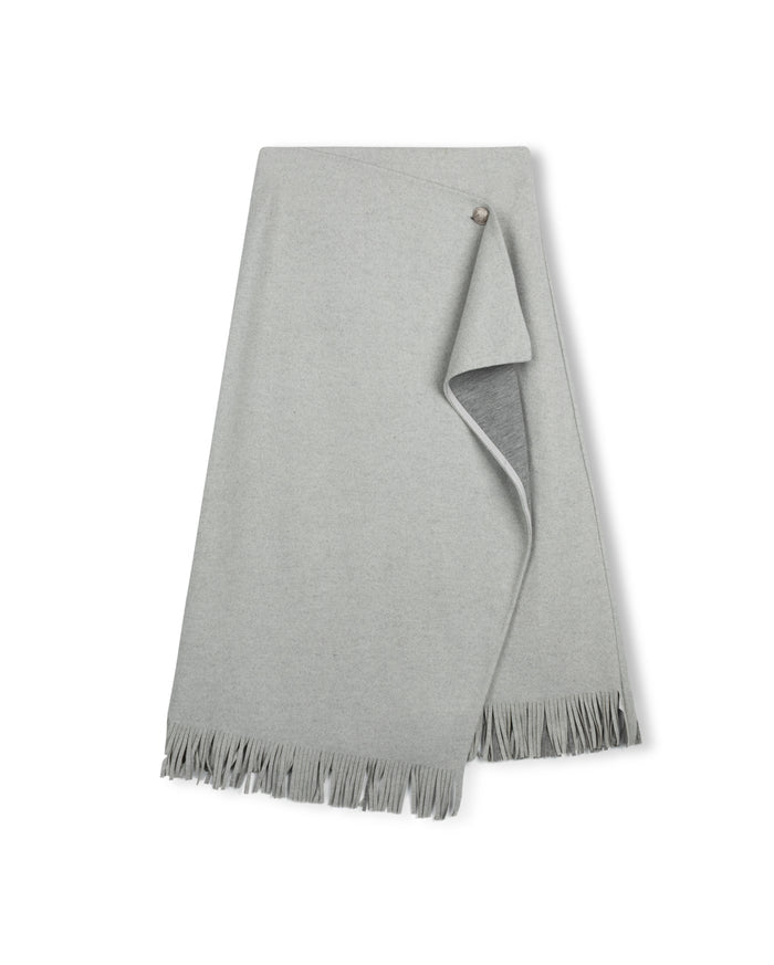 Ann Fringed Wrap Skirt - Junees