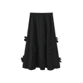 Applique Poplin Skirt