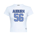 Auburn Tigers Gingham Baby Tee