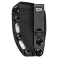 Kydex sheath for BADROCK knife featuring a secure clip and multiple mounting options for versatile carry.