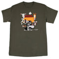 Barnyard Animals Adult Nut Brown T-shirt