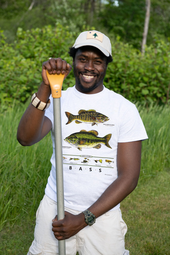 Bass & Lures Ash Adult T-shirt