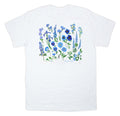 Beautiful Blues Adult White T-shirt