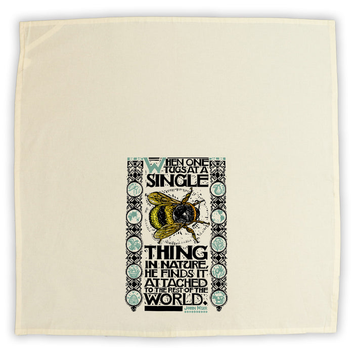 Bee A Single Thing Tea Towel Natural