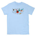 Birdfeeder Adult Light Blue T-shirt