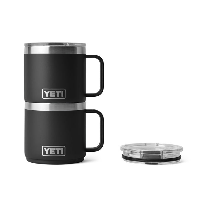 Black Rambler 14oz Stackable Mug