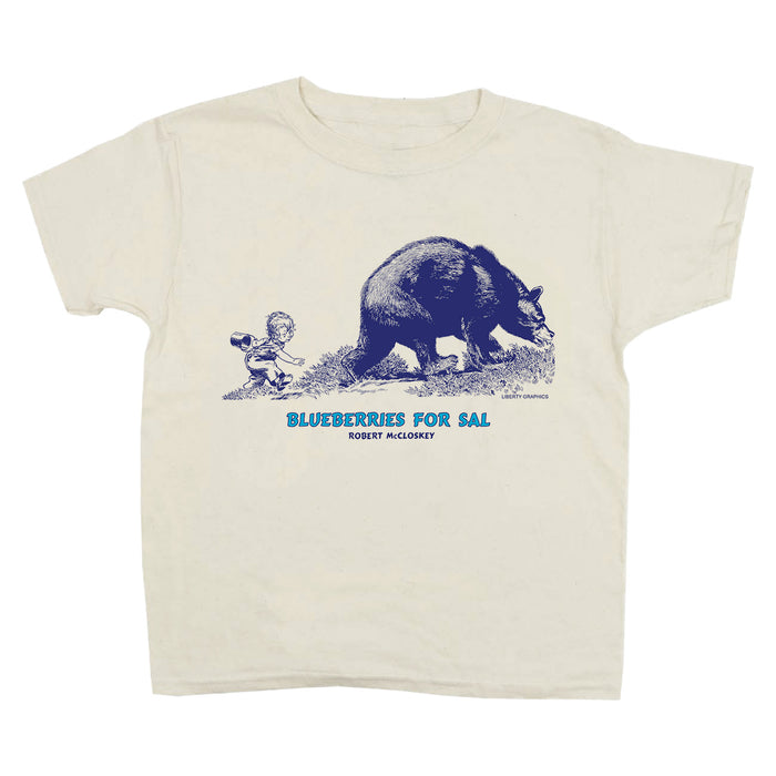 Blueberries for Sal – Bear Youth Natural T-shirt
