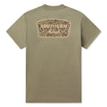 Branding Retro Camo Short Sleeve T-Shirt Dark Olive