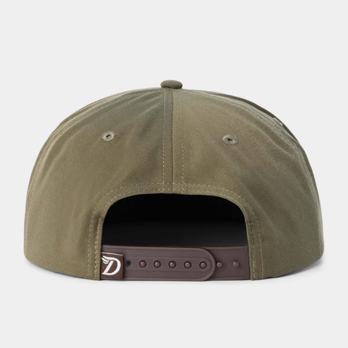 Brown Trout Grandpa Hat in Military Green