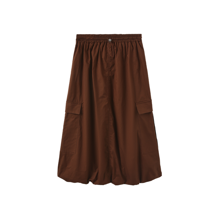 Bubble Hem Pocket Skirt