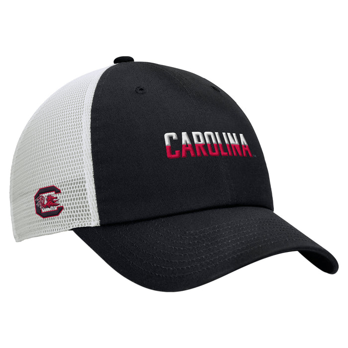 Carolina Gamecocks Unstructured Mesh Back Hat in Black