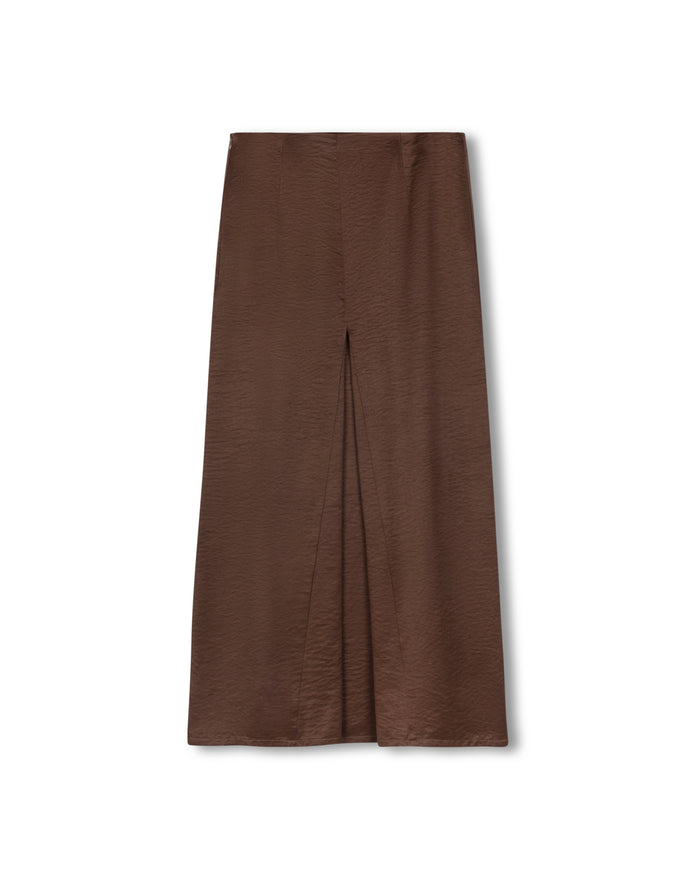 Cassia Cupro Pleat Skirt - Junees