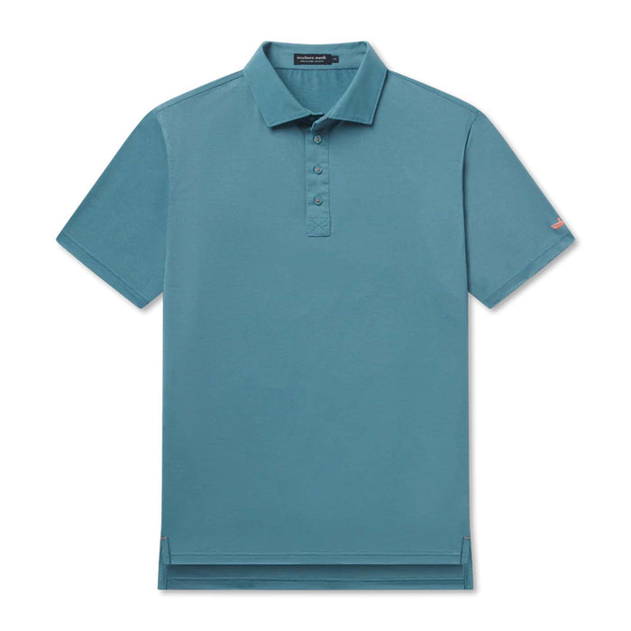 Causeway Mesh Performance Polo in Teal