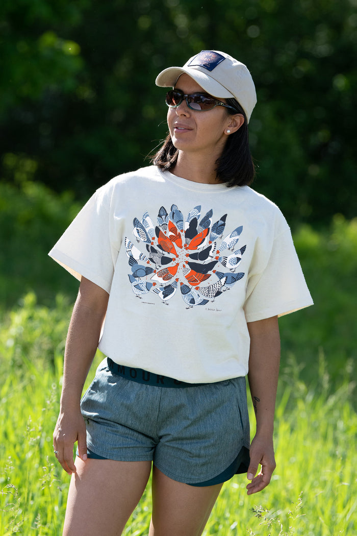 Chickens Adult Natural T-shirt