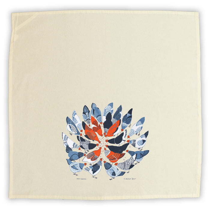 Chickens Natural Tea Towel