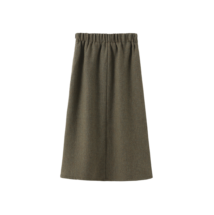 Chlo Wool Midi Skirt