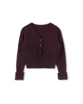 Chunky Short Placket Cardigan - Junees
