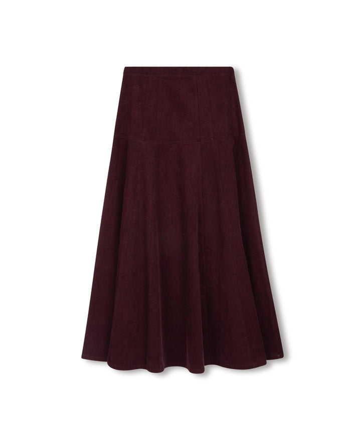 Corduroy Yolk Skirt - Junees