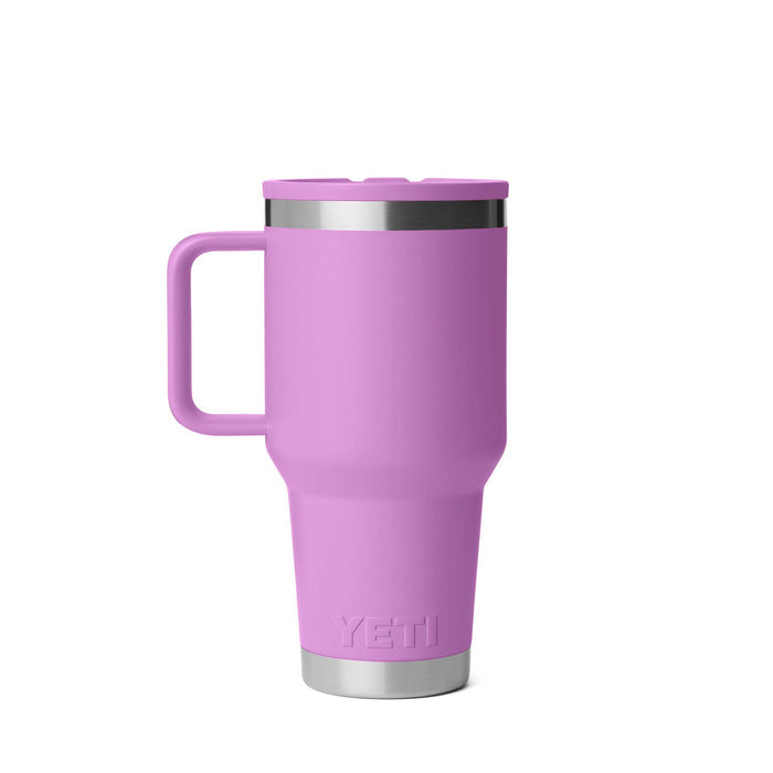 Yeti Desert Bloom Rambler 30oz Travel Mug shown in front of a white background.