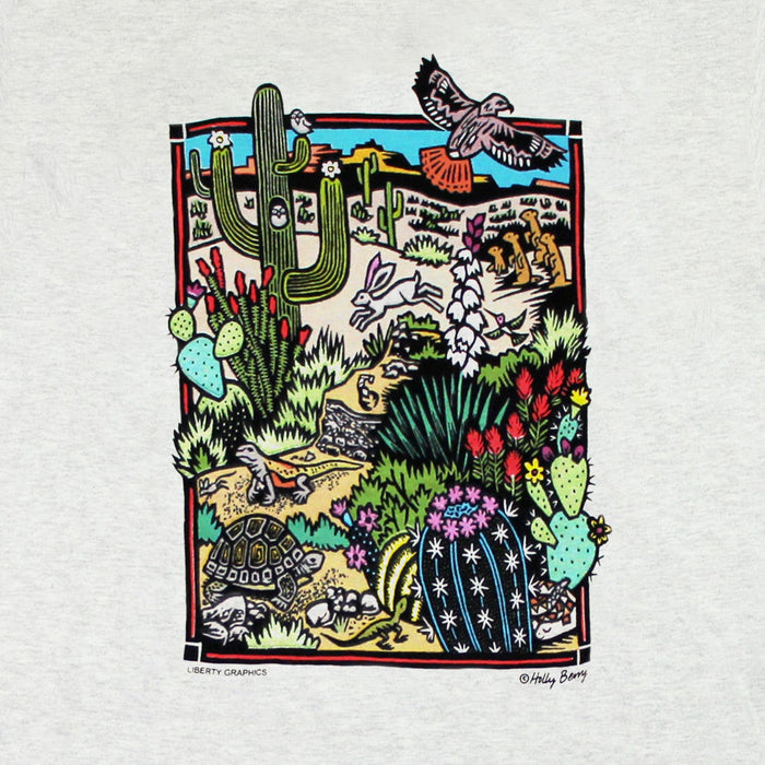 Desert Scene Adult Ash T-shirt