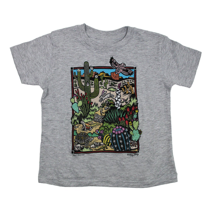 Desert Scene Toddler Gray Heather T-shirt