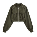 Double Zip Baseball Jacket Coat