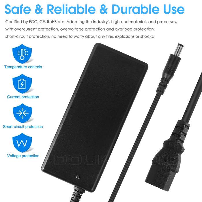 Douk Audio DC 19/24/32/36/48V Power Supply Adapter AC 100-240V Transformer