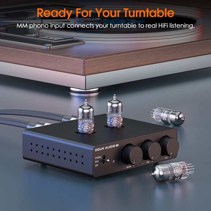 Douk Audio H5 Tube Preamp with LPF / HPF