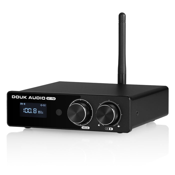 Douk Audio M1FM HiFi TPA3116 Digital Amplifier Bluetooth 5.1 Stereo Receiver Home FM Amp 50W*2