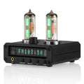 Douk Audio P2-FM Magic 6E2 Preamp Stereo Headphone Amp Sound Level Indicator FM Radio Clock