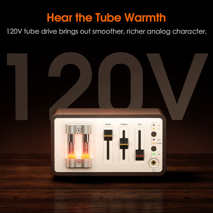 Douk Audio T12 Tube Phono Preamp MM/MC Turntable Headphone Amp