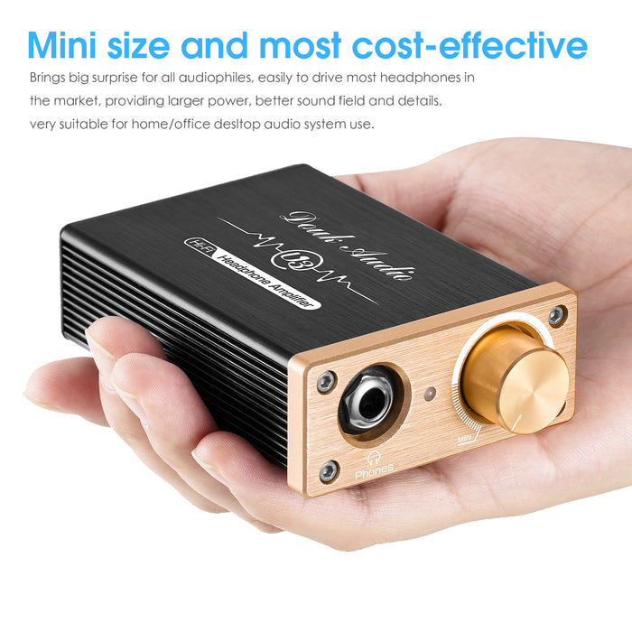 Douk Audio U3 Mini Class A Headphone Amplifier HiFi Desktop Stereo Amp for HD650/K701/DT880/T70/RS1e