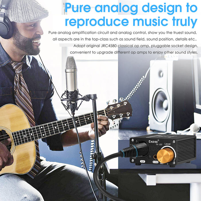 Douk Audio U5 Mini Fully Balanced Headphone Amplifier for XLR / 4.4mm Headsets
