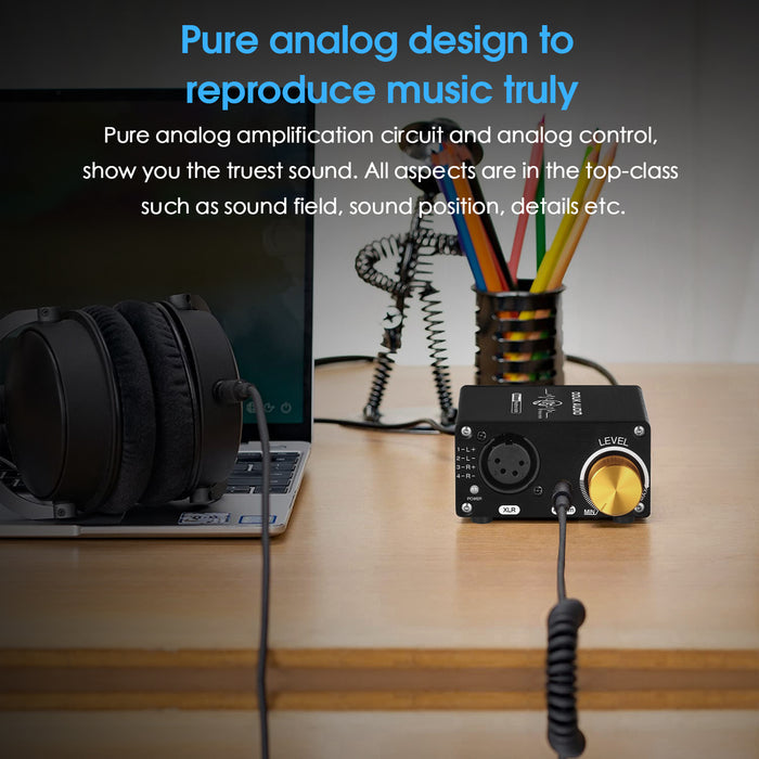 Douk Audio U5PRO HiFi Fully Balanced Headphone Amplifier Mini Stereo Amp for XLR/4.4mm Headsets