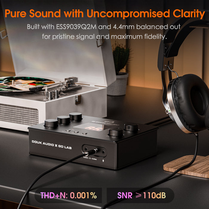 Douk Audio Z1 Gaming Headphone Amplifier with ESS9039 DAC Chip