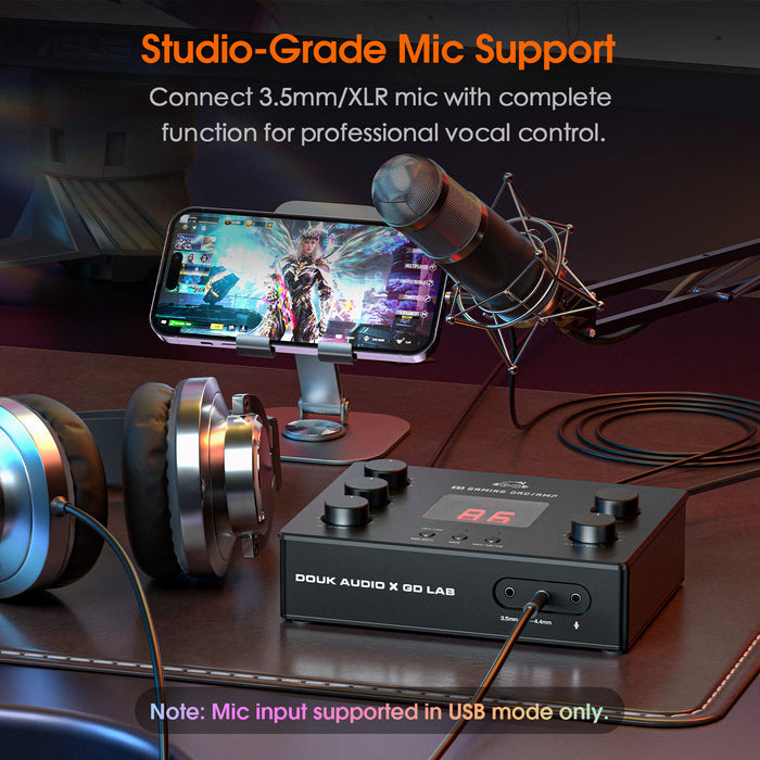 Douk Audio Z1 Gaming Headphone Amplifier with ESS9039 DAC Chip