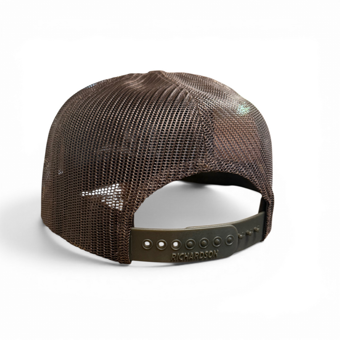 Duck Camo Flying Mallard Embroidered Flatbill Hat