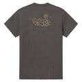 Southern Marsh Camo Duck T-Shirt in Iron Grey with camo duck logo on the back and Southern Marsh branding below the design.