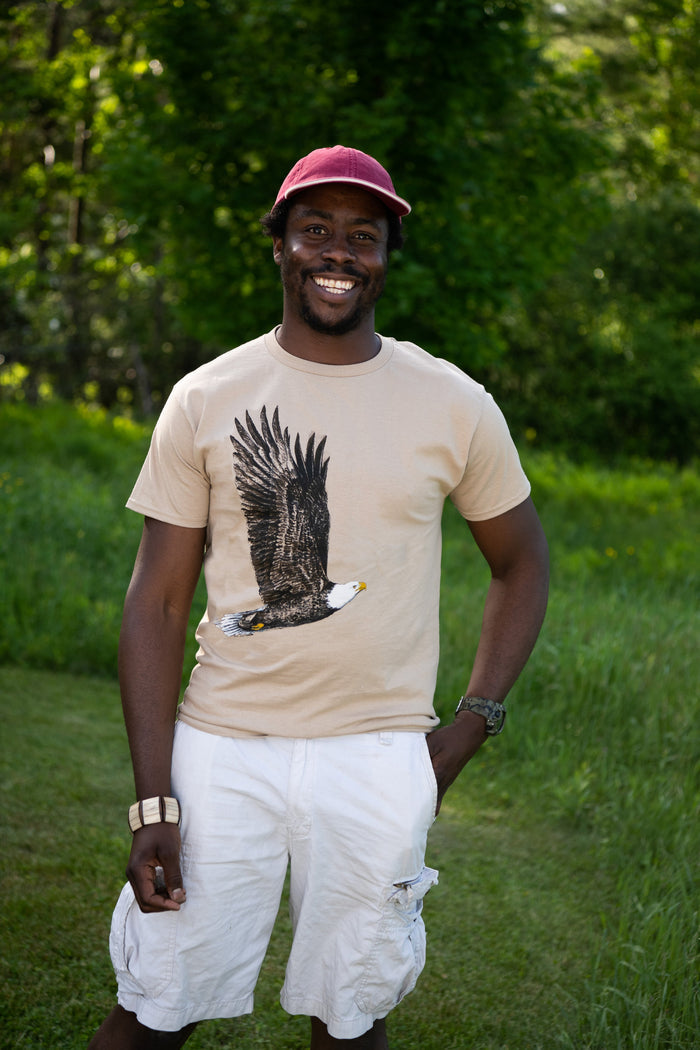 Eagle Rising Sand Adult T-shirt