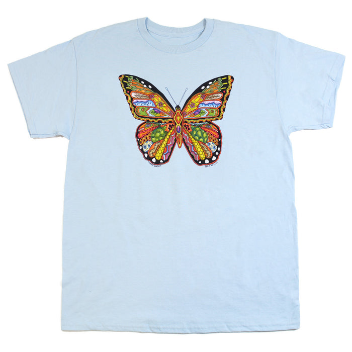Earth Art Monarch Adult Light Blue T-shirt