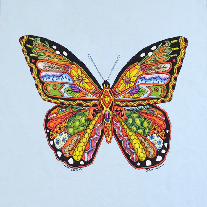 Earth Art Monarch Adult Light Blue T-shirt