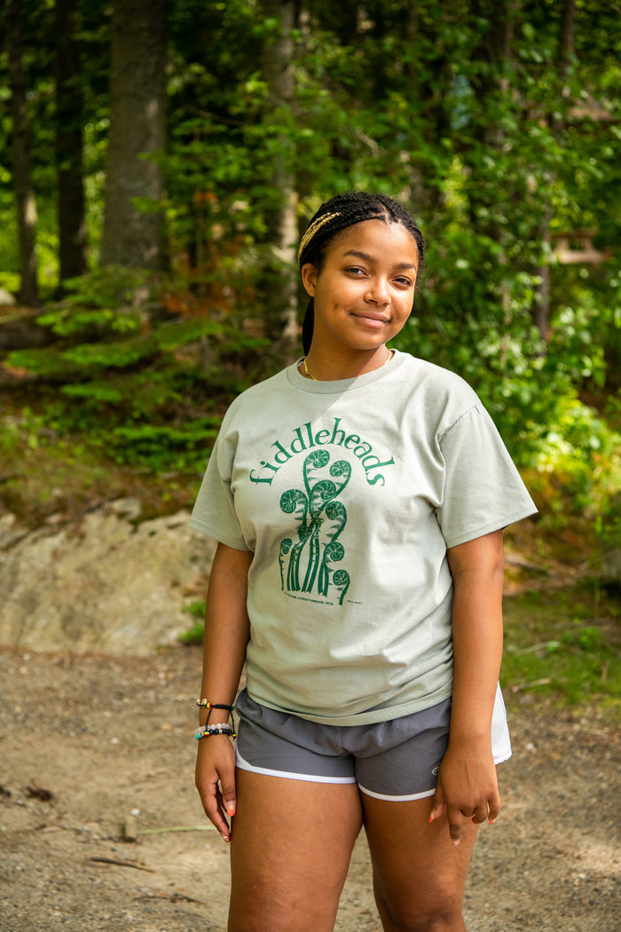 Fiddleheads Adult Sage T-shirt