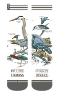 Field Guide to Herons Socks by Merge4