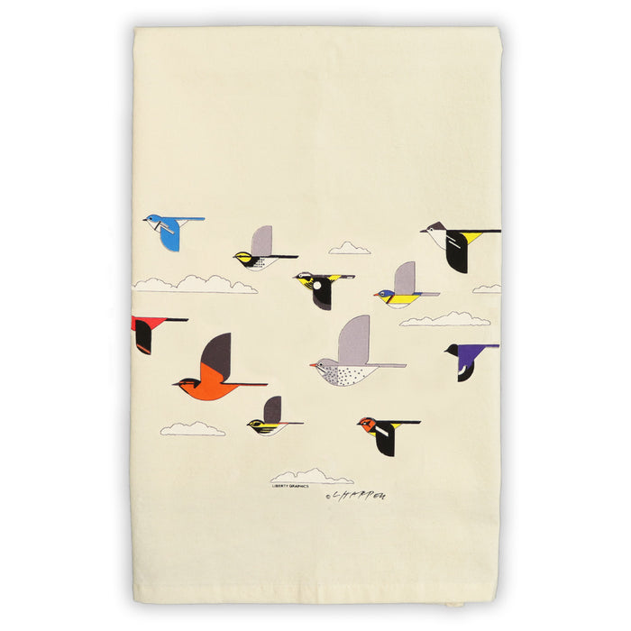Flight Of Fancy Natural Tea Towel