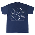 Footprints of North America Adult Navy T-shirt