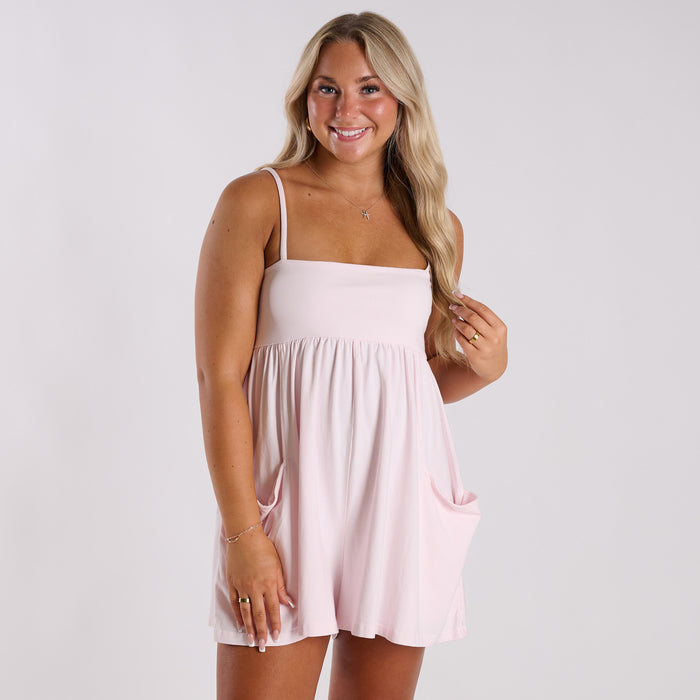 FP Movement Hot Shot Strappy Romper in Bloom