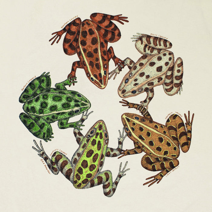 Frog Friends Youth Natural T-shirt
