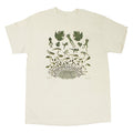 Frog Metamorphosis Adult Natural Organic T-shirt